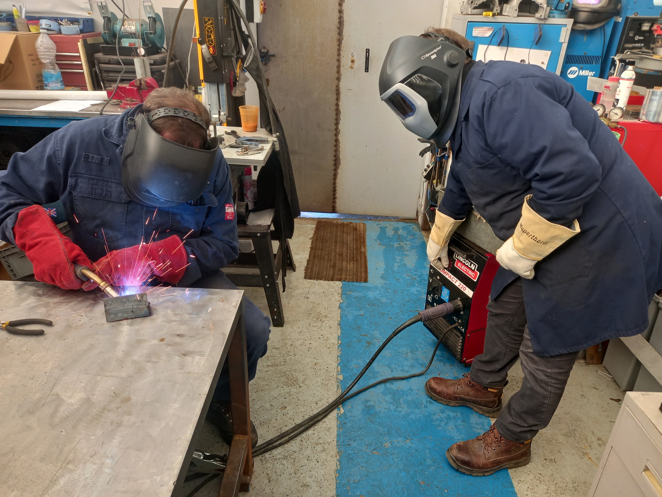 Couple welding with new tools
